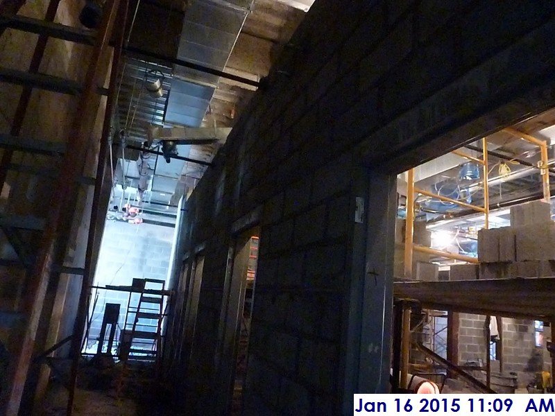 Block work at the Attorneys Room Facing South